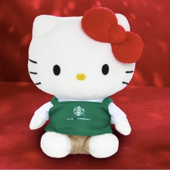 Starbucks x Hello Kitty 2025 Barista Plush - Ltd. Edition - NEW in box - Picture 2 of 4